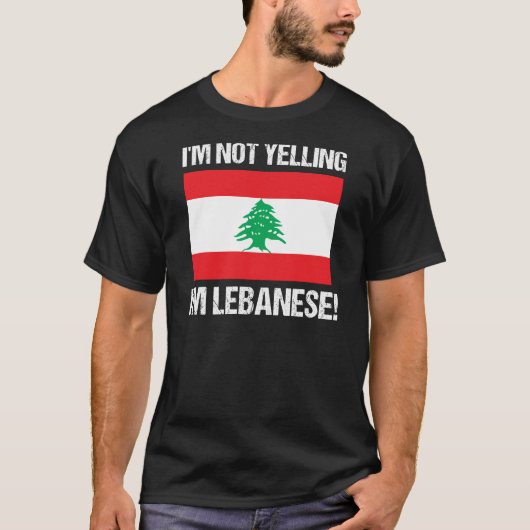 Im Libanon gibt es keine Flagge für Libanon T-Shirt (Vorderseite)