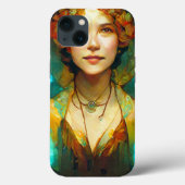 Im Licht der Jugendstil-Fantasie Case-Mate iPhone Hülle (Rückseite)