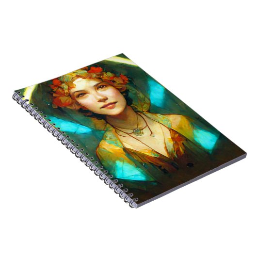 Im Licht der Jugendstil-Fantasie Notizblock (Rechte Seite)