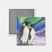 Im Licht der Pinguinkunst Magnet (Vorderseite/Rückseite)