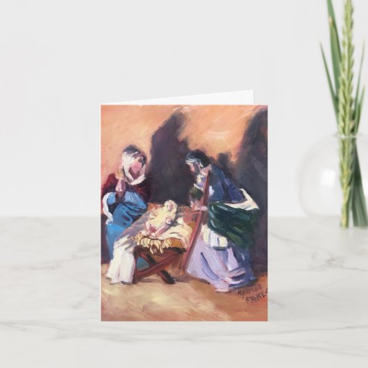 Im Licht des christlichen Kindes Karte (Vorderseite)