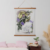 Im Licht des Herrn Wandteppich Mit Holzrahmen (Schlafzimmer)