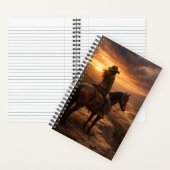 Im Licht | Pferdekunst | Notizbuch (Innen)