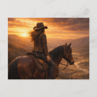 Im Licht | Pferdekunst | Postkarte