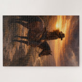 Im Licht | Pferdekunst | Puzzle (Horizontal)