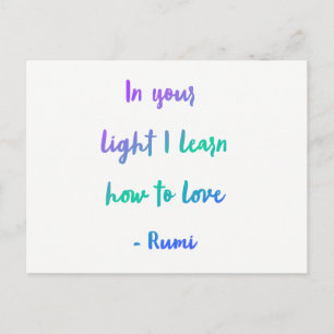 Im Licht Postkarte