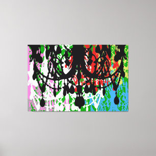 Im Liebe-Leuchter GROSSES Extra60X40 (mehr Wahlen) Leinwanddruck