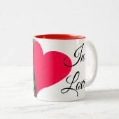 im Liebegewohnheits-Foto Zweifarbige Tasse (VorderseiteRechts)