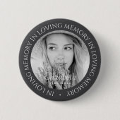 Im lieben Gedächtnis einfach modernes, benutzerdef Button (Vorderseite)