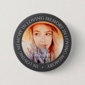 Im lieben Gedächtnis einfach modernes, benutzerdef Button (Vorderseite)