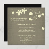 Im liebenden Gedächtnis Ankündigung (Vorne/Hinten)