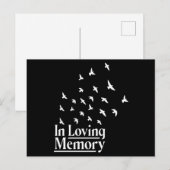 Im liebenden Gedächtnis Postkarte (Vorne/Hinten)