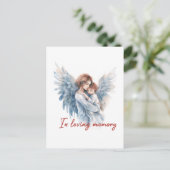 Im liebenden Gedächtnis Postkarte (Stehend Vorderseite)