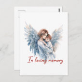 Im liebenden Gedächtnis Postkarte (Vorne/Hinten)