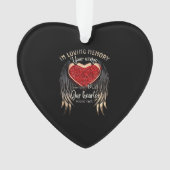 Im liebenden Gedächtnis waren Ihre Wünsche bereit Ornament (Vorderseite)