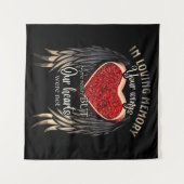 Im liebenden Gedächtnis waren Ihre Wünsche bereit Wandteppich (Vorderseite (Horizontal))