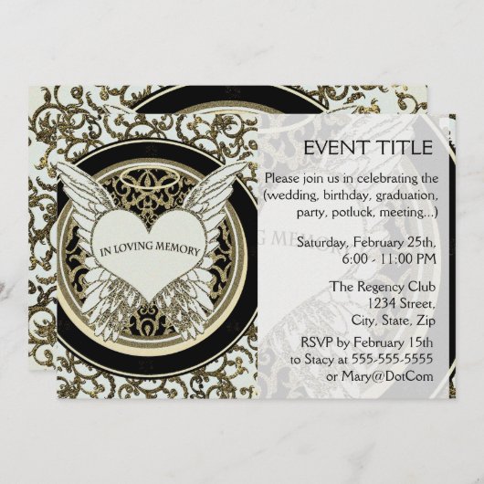 Im liebenden Speicher Einladung (Vorne/Hinten)