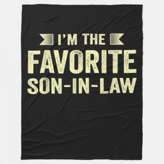Im Lieblingsson im Gesetz Funny Family Spaß Son Fleecedecke
