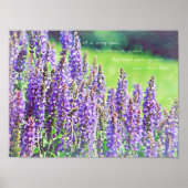 im lila Tal Poster (Vorne)