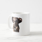 I'm listening elephant mug kaffeetasse (Vorderseite Links)