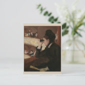 Im Loge Mary Cassatt Postkarte (Stehend Vorderseite)