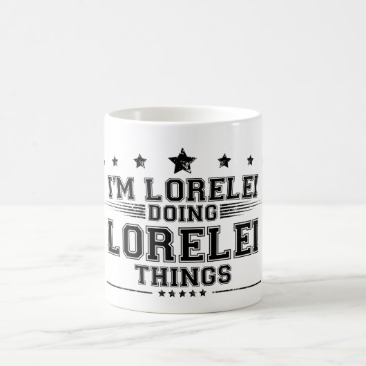 i'm Lorelei macht Lorelei Sachen Kaffeetasse (Mittel)
