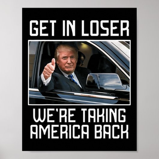 Im Loser gehen wir zurück nach Amerika 2024. Poster (Vorne)