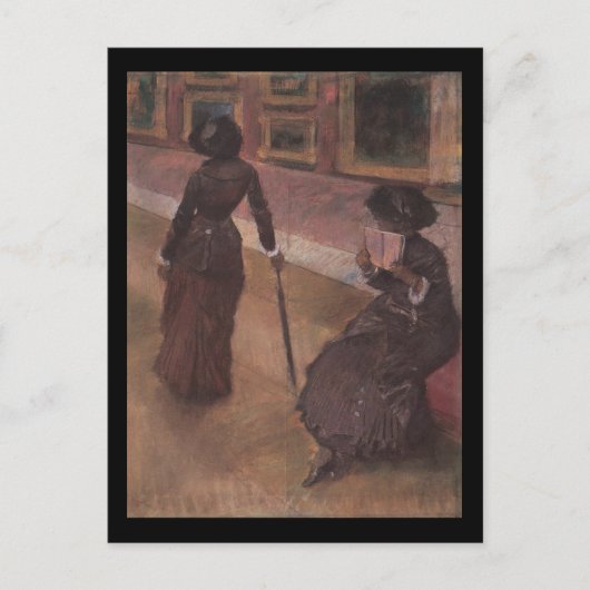 Im Louvre Postkarte (Vorderseite)