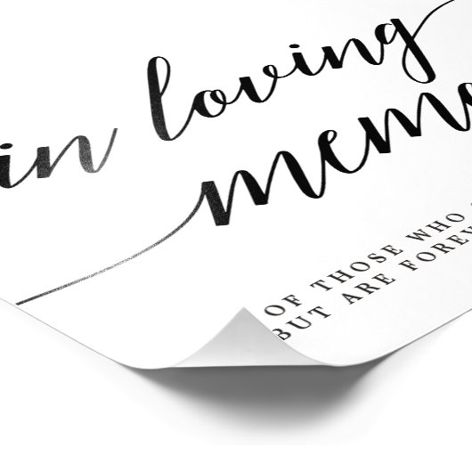 Im Love Memory signieren Sie EDITABLE FARBE MSC Fotodruck (Ecke)