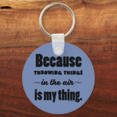 Im Luftschuss Discus Javelin Hammer Geschenk mache Schlüsselanhänger (Vorderseite)