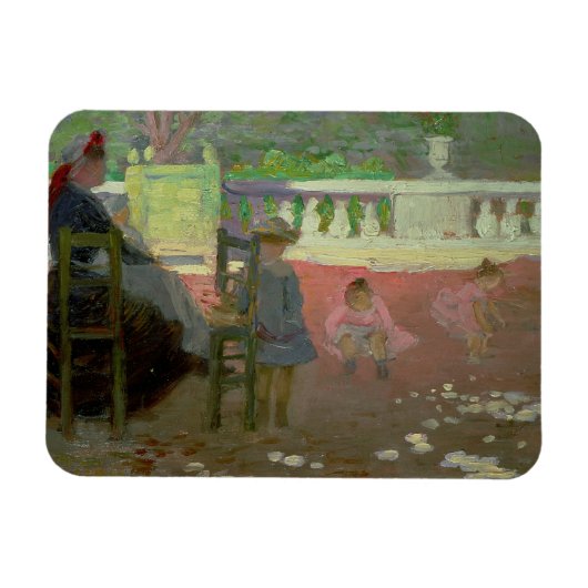Im luxemburgischen Garten Magnet (Horizontal)