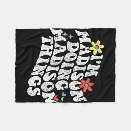 Im Madison Doing Madison Things Funny Mother's Day Fleecedecke (Vorderseite (Horizontal))