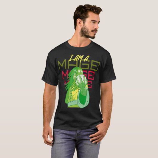 Im Magician a Mage T-Shirt (Vorne ganz)