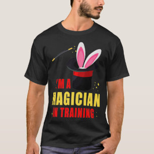 Im Magier trainieren Magic Wand Hat Bunny P T-Shirt