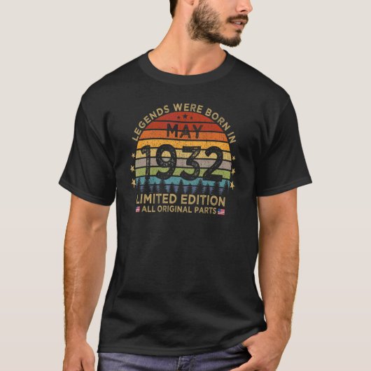 Im Mai 1932 waren die Legenden patriotisch Geboren T-Shirt (Vorderseite)