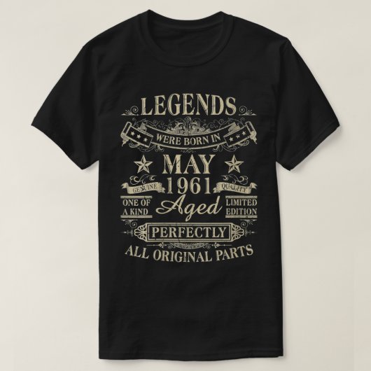 Im Mai 1961 waren die weiblichen Legenden am 60. G T-Shirt (Design vorne)
