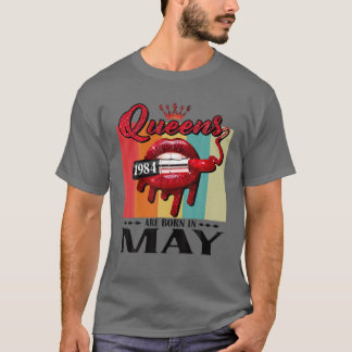 Im Mai 1984 war Königin Geboren, als sie die Mädch T-Shirt