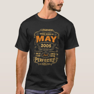 Im Mai 2005 waren die 17. Geburtstagslegenden Gebo T-Shirt