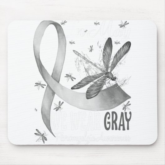 Im Mai tragen wir das Bewusstsein für den grauen H Mousepad (Vorne)