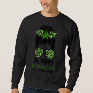 Im Mai tragen wir eine Bewusstseinsstörung für grü Sweatshirt
