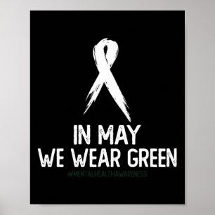 Im Mai tragen wir einen Monat des Gesundheitsbewus Poster