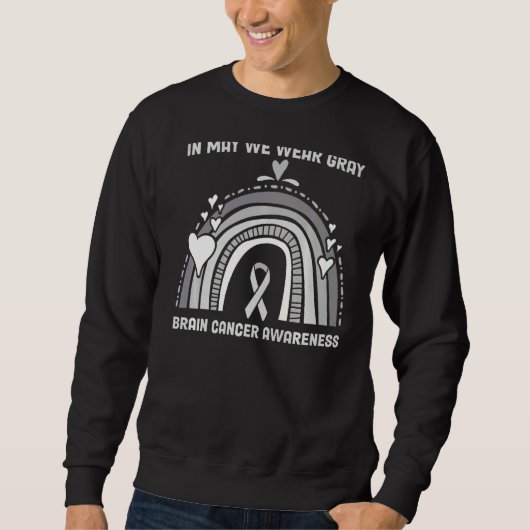 Im Mai tragen wir Grau Sweatshirt (Vorderseite)