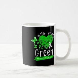 Im Mai tragen wir Grün für das Bewusstsein für psy Kaffeetasse
