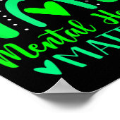 Im Mai tragen wir Grün für das Bewusstsein für psy Poster (Ecke)