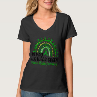 Im Mai tragen wir grüne Leoparden-Regenbogen-Psych T-Shirt