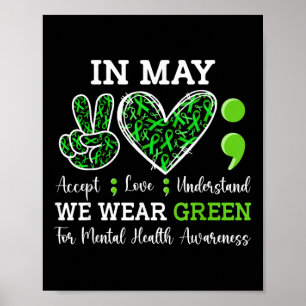 Im Mai tragen wir grünes Semicolon-Material für ps Poster