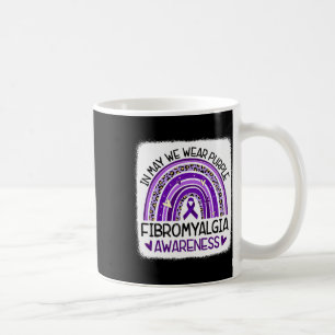 Im Mai tragen wir Lila Fibromyalgie Bewusstsein 2 Kaffeetasse