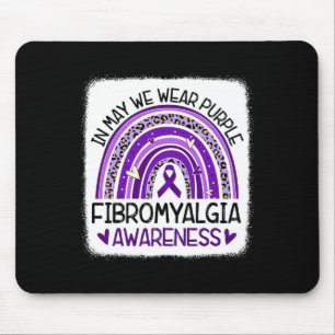 Im Mai tragen wir Lila Fibromyalgie Bewusstsein 2 Mousepad