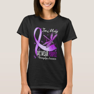 Im Mai tragen wir Lila Fibromyalgie-Bewusstsein T-Shirt