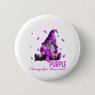 Im Mai tragen wir Lila für Fibromyalgie Bewusstsei Button